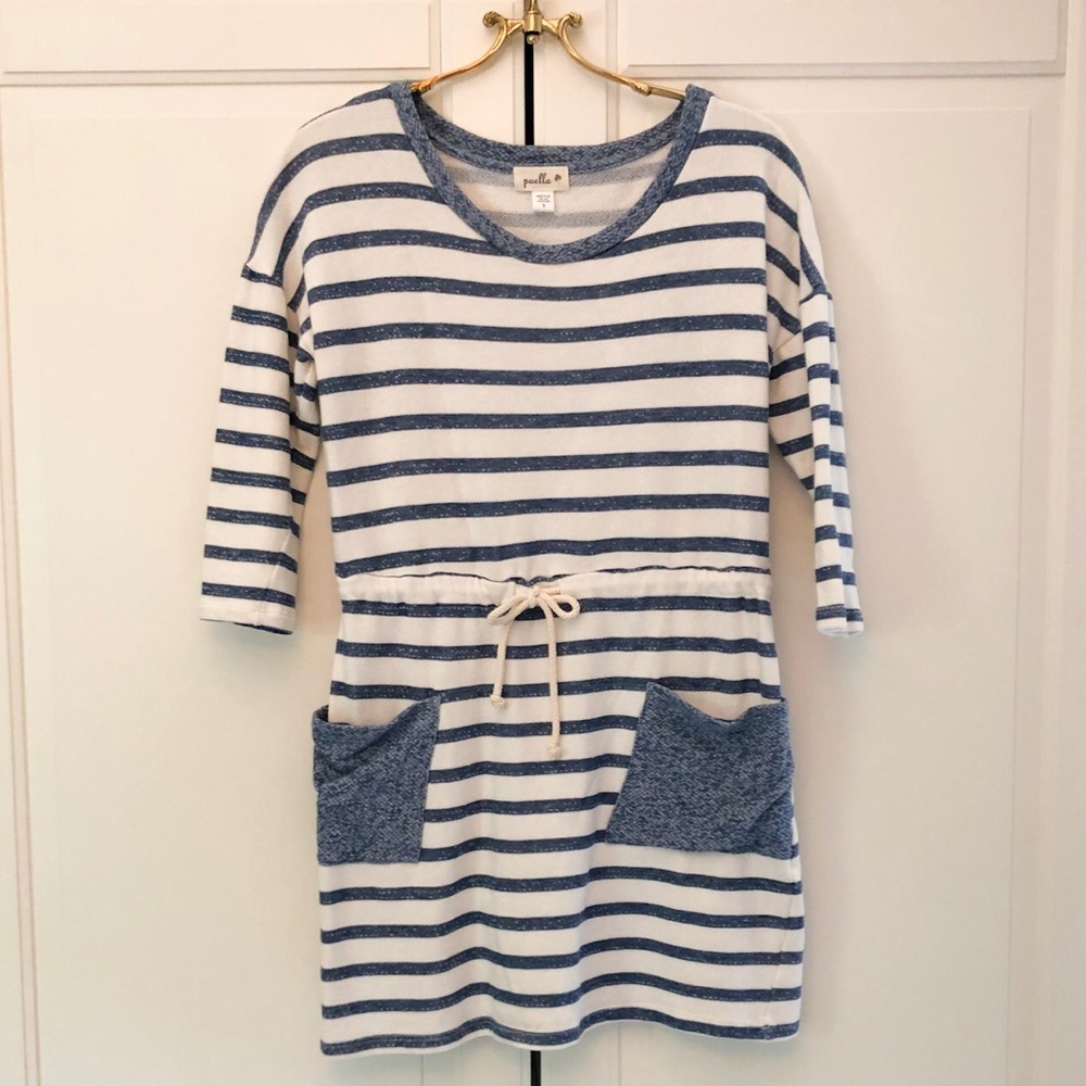 Puella Striped Dress/Coverup - Size Small